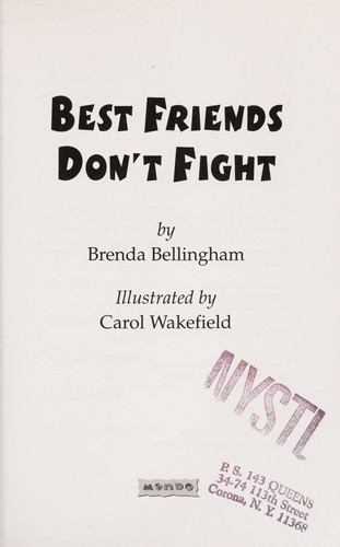 Best Friends Don't Fight cover