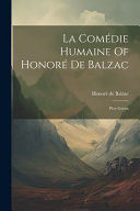 Père Goriot cover