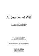 A Question of Will cover