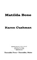 Matilda Bone cover