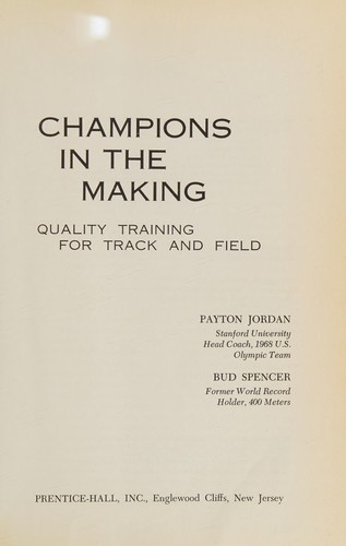 Champions in the Making cover