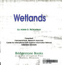 Wetlands cover