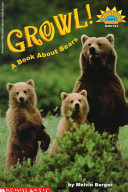 Growl! A Book About Bears cover
