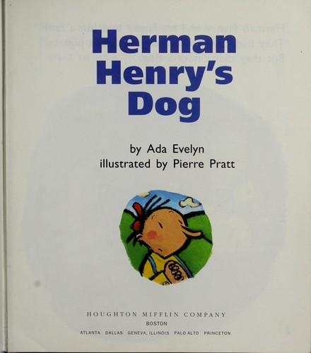 Herman Henry's Dog cover