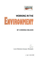 Working in the Environment cover