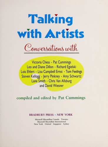Talking with Artists: Volume Three cover