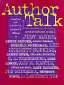 Author Talk: Conversations with Judy Blume et al. cover