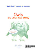 Owls and Other Birds of Prey cover