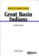 Great Basin Indians cover