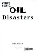 Oil Disasters cover