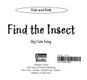 Find the Insect cover