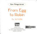 From Egg to Robin cover
