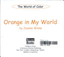 Orange in My World cover