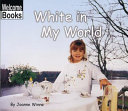 White in My World cover