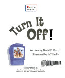 Turn It Off! cover