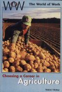 Choosing a Career in Agriculture cover