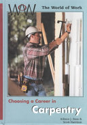 Choosing a Career in Carpentry cover