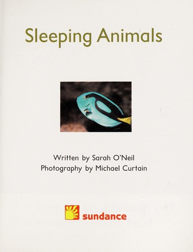 Sleeping Animals cover
