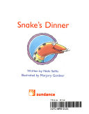 Snake's Dinner cover