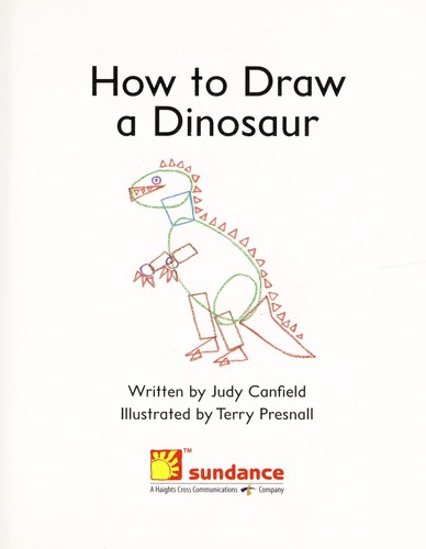 How to Draw a Dinosaur cover
