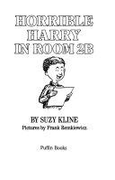 Horrible Harry in Room 2B cover