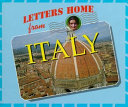 Letters Home from Italy cover