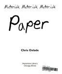 Paper cover