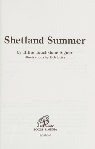 Shetland Summer cover