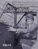 Mysterious Disappearances cover