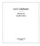 Let's Celebrate! Canada's Special Days cover