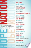 Hope Nation: YA Authors Share Personal Moments of Inspiration cover