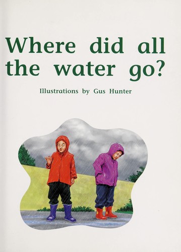 Where Did All the Water Go? cover