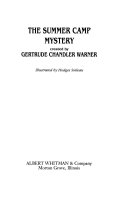 The Summer Camp Mystery cover