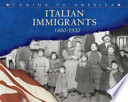 Italian Immigrants, 1880-1920 cover