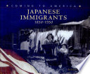 Japanese Immigrants, 1850-1950 cover
