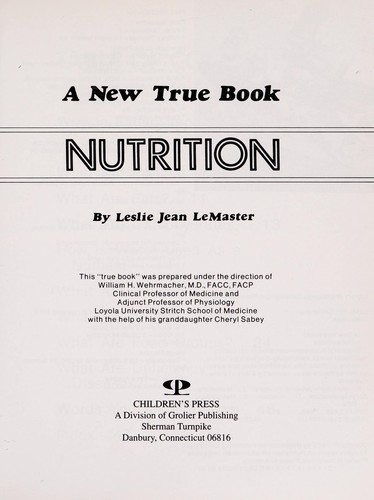Nutrition cover