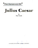 The Importance of Julius Caesar cover