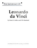 The Importance of Leonardo da Vinci cover