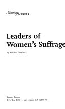 Leaders of Women's Suffrage cover