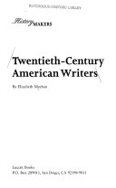 Twentieth-Century American Writers cover