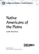 Native Americans of the Plains cover