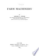 Farm Machinery cover