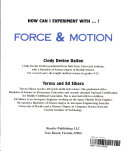 Force & Motion cover