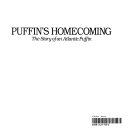 Puffin's Homecoming: The Story of an Atlantic Puffin cover