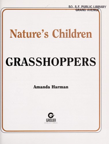 Grasshoppers cover