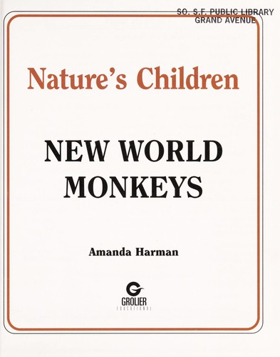 New World Monkeys cover