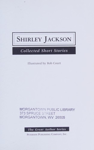 Shirley Jackson Collected Short Stories cover