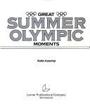 Great Summer Olympic Moments cover