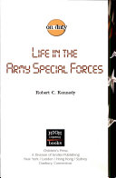 Life in the Army Special Forces cover