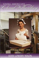 Maria's Story: 1773 cover